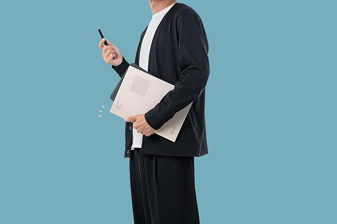 MARK'STYLE EDiT Designed for Clear Thinking, Thin, Lightweight, and Smooth to Write On” — 160-Page Notebook (A4 (5mm Grid))