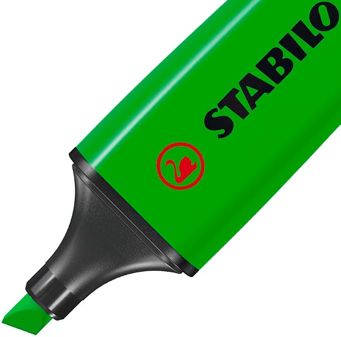 STABILO Highlighter BOSS ORIGINAL - Pack of 4 - Green | Pack of 4 - Green