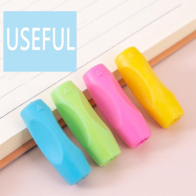 10PCS Multicolor Silicone Pencil Grips，Pencil Grips for Kids Handwriting and Adults，Special Education Classroom Must Haves，Teaching Supplies，Handwriting Aid Correction Tool，Writing Posture Correction