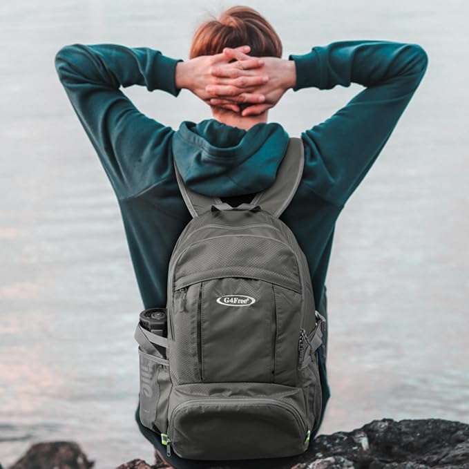 G4Free Lightweight Packable Hiking Backpack, Waterproof Travel Daypack