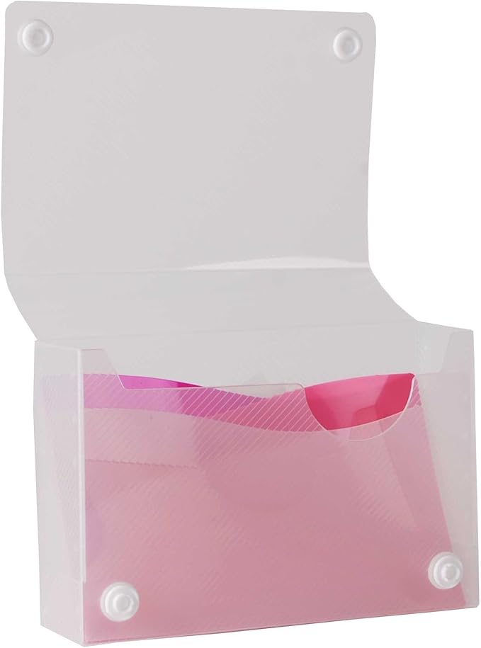 Filexec Products Wave, 3" x 5" Index Card Case, Assorted, Pack of 4 (50484-2028)