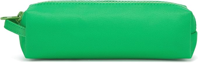 Pencil Case Soft School Pencil Pouch Bag for Easy Carry Stylish and Durable (Grass Green)