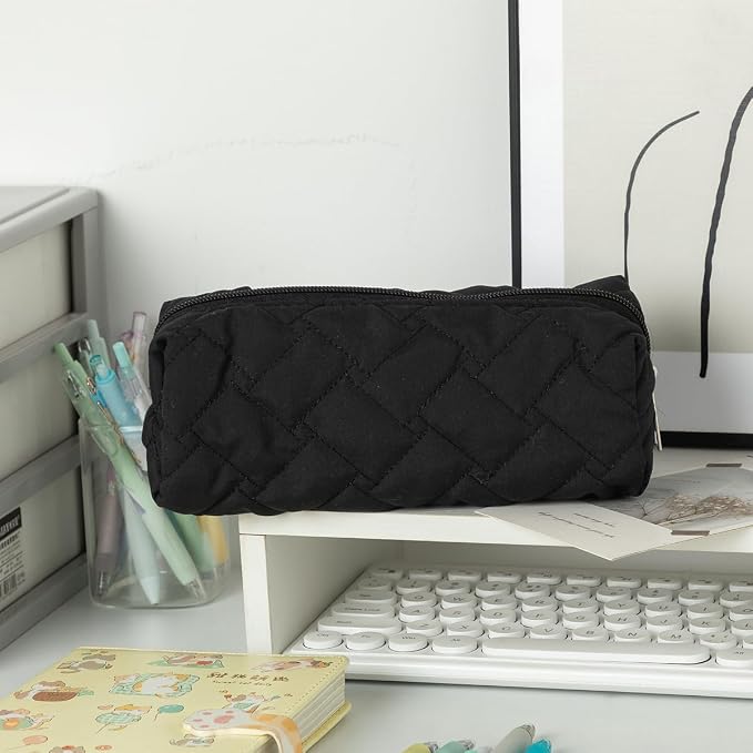 Pencil Case Pen Case Office College School Storage Bag Pouch Holder Box Organizer Makeup Pouch Cosmetic Bag Aesthetic Cute Pencil Case for Girls Boys Kids (ZS)