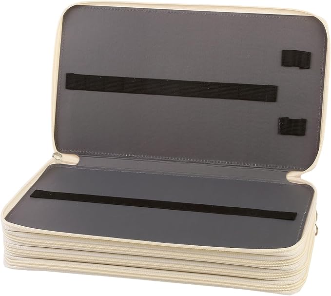 Portable Colored 300 Slots Pencil case Organizer with Printing Pattern for Watercolor Pens or Markers, Pencil Case Organizer for Artist