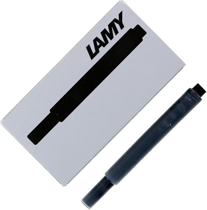 Lamy Fountain Pen Ink Cartridges, Black Ink, Pack of 20 (LT10BKB)
