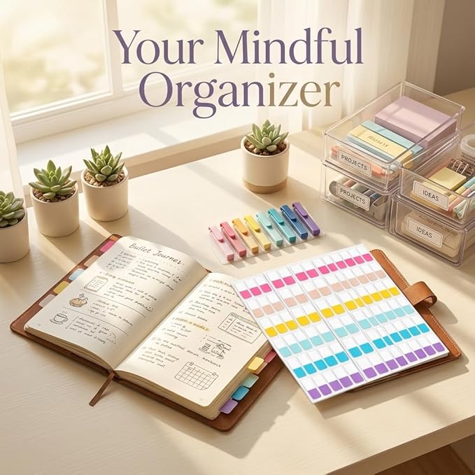 420Pcs Sticky Tabs for Annotating Books, Transparent Page Markers & Flags, Clear Index Note Stickers for Bible, Notebooks & Reading, Small Mini Pop Up Tab Set, Paper Annotation Notes Flag Sticker