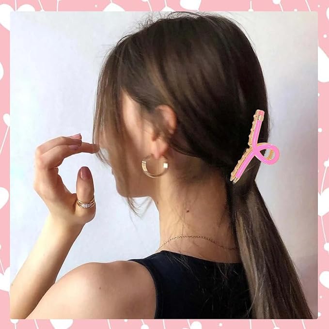 Pencil Hair Clips, Teacher Hair Clips 3Pcs Teacher Appreciation Gifts Teachers Hair Accessories for Women Fun Metal Claw Clips for Back to School Students and Teachers