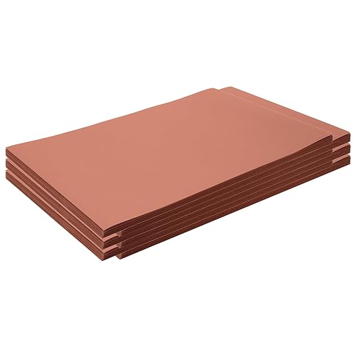 Colorations 12" x 18" Mediumweight Brown Construction Paper - 300 Sheets, Bulk Pack Art Paper, Arts and Crafts, School Supplies, Drawing, Coloring, Painting, 3D Art