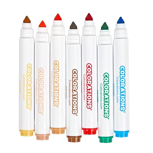 Colorations Washable Classroom Value Pack Chubby Markers - Set of 128, 16 Colors Colors, Non Toxic| Bulk School Supplies For Kids, Coloring Set, Kindergarten Must Haves, Preschool Essentials