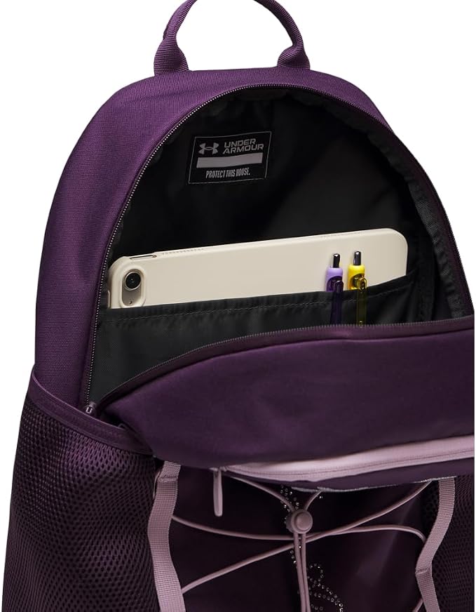 Under Armour Unisex Hustle Sport 6.0 Backpack, (526) Purple Echo/Purple Echo/Mauve Pink, One Size Fits Most