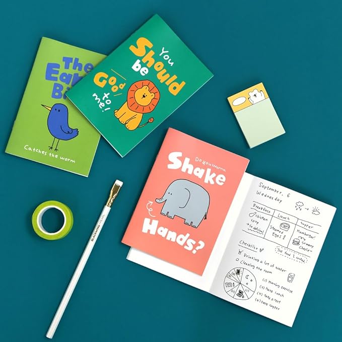 Monolike Mini Storytown Ver.2 Blank Note 6P A SET_105x148mm, 48pages