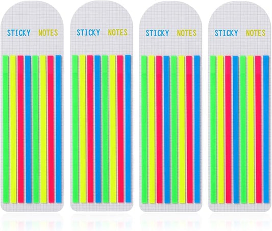 640Pcs Highlighter Tape Highlighter Stripe, Long Page Tabs, Transparent Sticky Page Markers Tabs, Colorful Page Markers Sticky, Index Tabs, Book Tabs for Annotating Books, Page Tape for Index Note