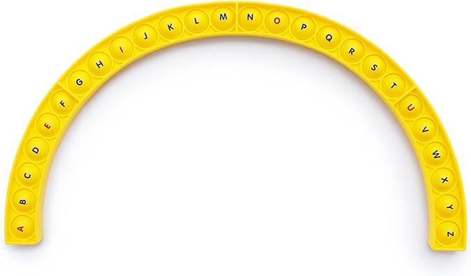 Junior Learning Alphabet Arc Bubble Board, Double-Sided, Ages 4-7, Letter Recognition, K-2 (Pack of 4)