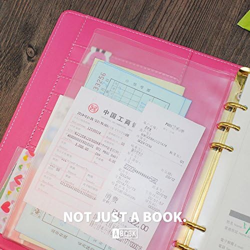 Zelten Refills/Loose Leaves for A5 Cover Ring Binder/Personal Organizer/Planner(A5 6 Holes, Paper Folder 5 PCS)
