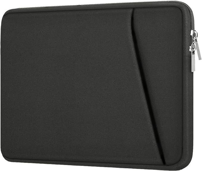 15.6 inch Laptop Sleeve, Durable Briefcase Cover Shockproof Protective Sleeve, Handbags Portable Laptop Bag for 15.6 inch HP Dell Asus Lenovo Notebook Computer Case with Front Pocket, Grey