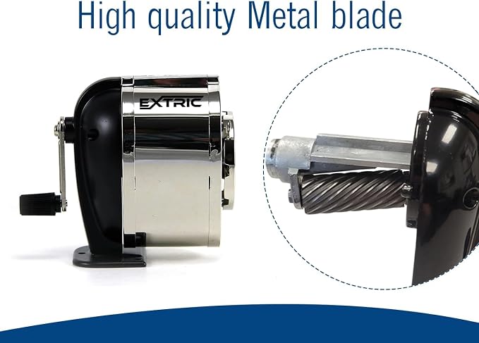 EXTRIC Pencil Sharpener Manual Desktop & Wall Mount Hand Crank Sharpeners