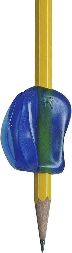 The Pencil Grip Neon Crossover Grip Ergonomic Training Gripper for Righties and Lefties, 12 Assorted Colors (TPG-18012)