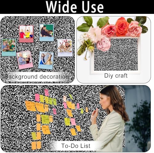 Composition Bulletin Board Roll Non-Woven Fabric Poster 15.7" x65.6ft