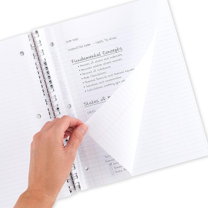 Five Star Insertable Loose Leaf Paper, 3 Pack, Notebook Paper, College Ruled Filler Paper to Add Pages, Reinforced, 8-1/2" x 11", 75 Sheets per Pack (52168)