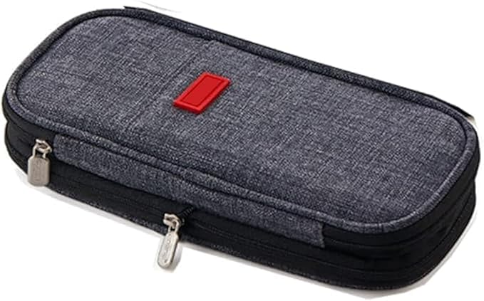 Arnuixty Large Storage Pencil Case Pen Bag with Zipper Big Capacity Pouch Organizer for Office Travel Holder Box