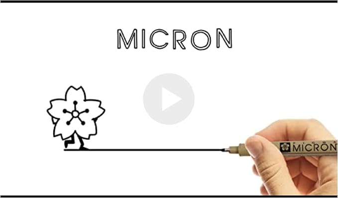 SAKURA Pigma 30064 Micron Blister Card Ink Pen Set, Colors may vary, 2-mm