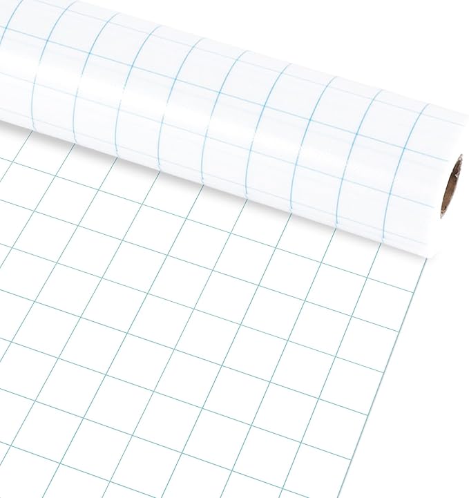 Blue Grid Graph Bulletin Board Roll Reusable Waterproof Erasable Blue Grid Non-Woven Fabric Bulletin Board Roll Loose Leaf Graph Poster for Teacher Classroom Decors Wrap Crafts 15.75" x 12ft