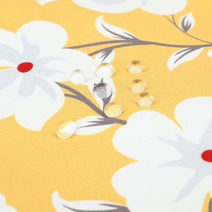 Canvaslife Pattern 13 inch Canvas Laptop Sleeve with Pocket 13 inch 13.3 inch Laptop 13 case13 Sleeve (Yellow Flower)