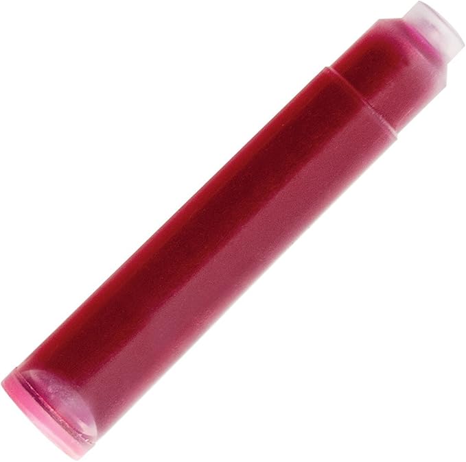 Monteverde Internatinal Size Cartridge to Fit Fountain Pens, Pink, 6 per Pack (G302PK)