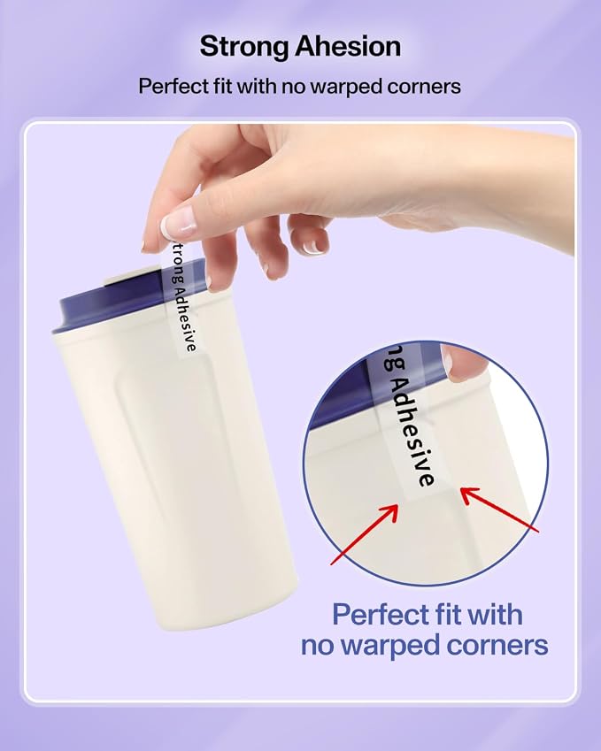 5-Pack Compatible with DYMO Transparent LetraTag Label Maker Refills 16952 | Clear Plastic Tape Replacement for Dymo Letra Tag LT-100H LT-100T QX50, 1/2'' x 13', Label KINGDOM Transparent Plastic Tape
