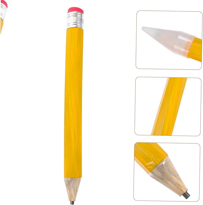 SHOWERORO Funny Writing Pencil Jumbo Pencil Decorative for Office School Supplies
