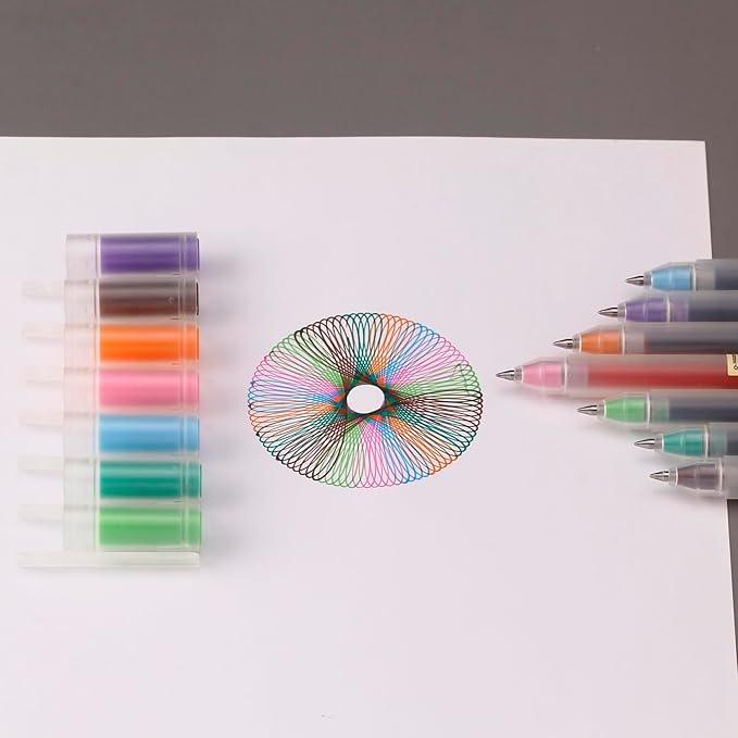 XIZE SH Minimalist Japanese Style Gel Ink Pens Ball Point Pens 0.5mm Fine Point 12 Colored Journaling Pens