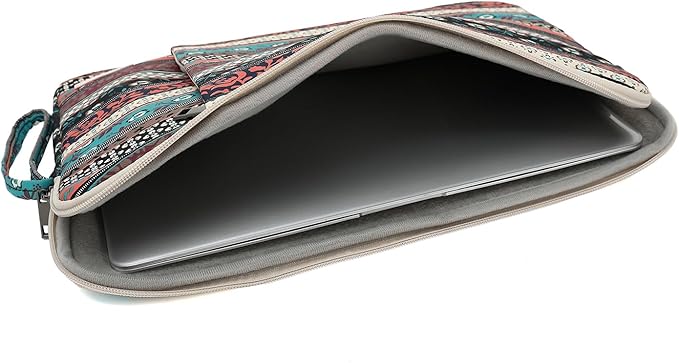 Laptop Sleeve 13.3 inch14 Inch, 15.6inchWater Resistant Traveling Computer Cover with Handle, Shockproof Protective Carrying Laptop Case (Y8-Red Bohemia, 16 inch)