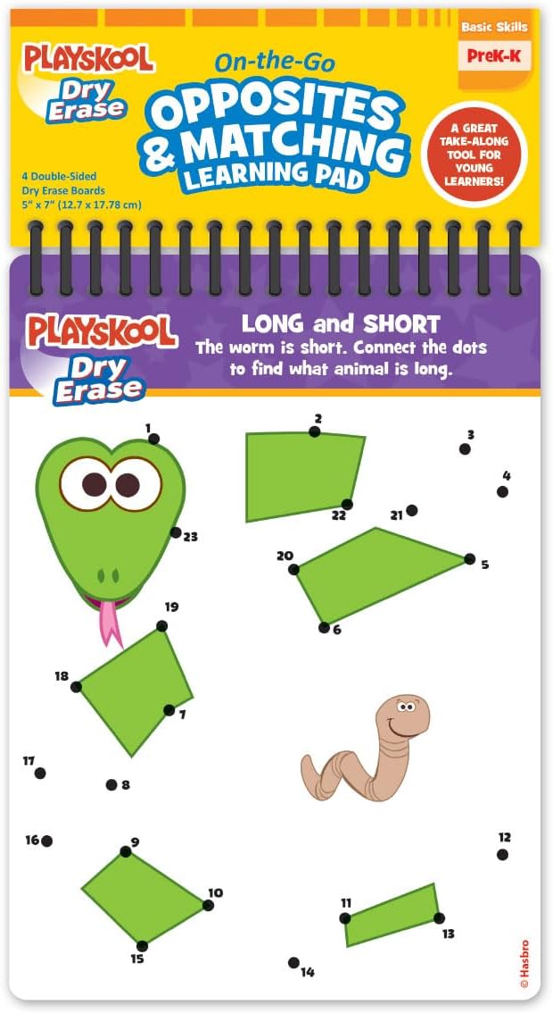Bulk Write and Wipe Learning Boards Pre K Kindergarten - 24 Dry Erase Alphabet Numbers Handwriting Bundle Tracing Spiral Practice Boards 7"x5" | Playskool Classroom Supplies