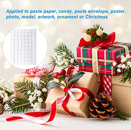 Clear Sticky Tack Adhesive Poster Tacky Putty Removable Round Putty Double-Sided Round No Traces Adhesive Sticke for Festival Decoration (630)