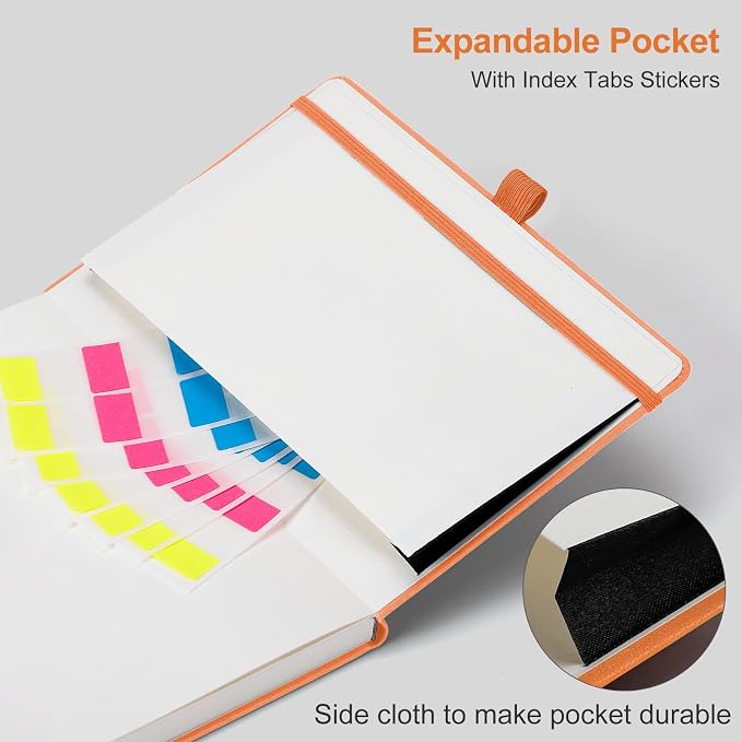 AHGXG Graph Grid Paper Notebook, 160 Pages, A5 Medium Size (5.7'' x 8.3'')