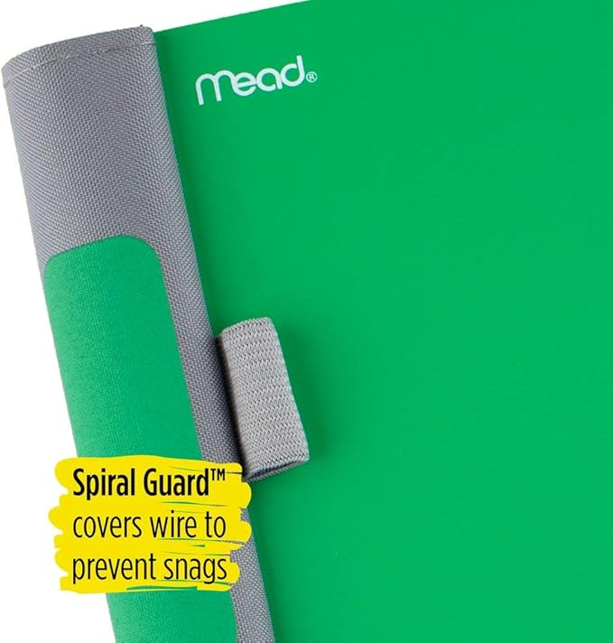 Five Star Advance Spiral Notebooks, 2 Subject, College Ruled Paper, 100 Sheets, 9-1/2" x 6", Red, Blue, 2 Pack (38637)