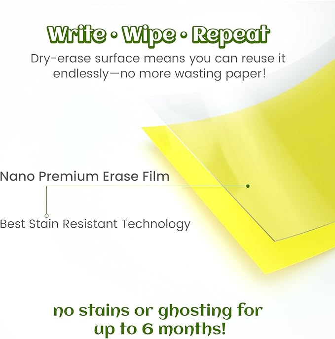 JJPRO Dry Erase Sticky Notes - Reusable Whiteboard Stickers 8 Colors 3"x3"-16 Pack. Suitable for All Smooth Surface.Great for Labels, Lists, Reminders and Decals-Washable,Removable