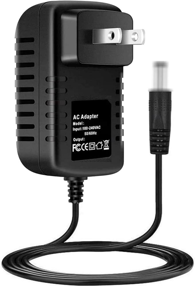 AC/DC Adapter Power Supply Charger Cord for TI-84 TI84 Plus Graphing Calculator