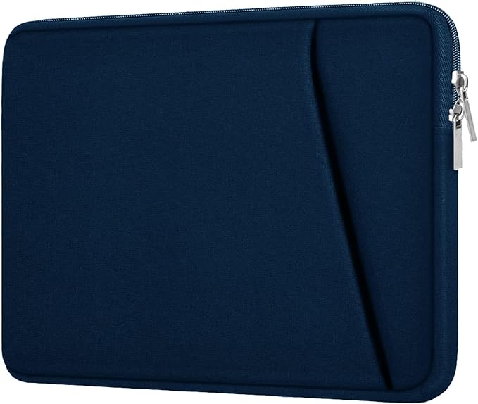 15.6 inch Laptop case, Durable Briefcase Shockproof Protective Sleeve, Handbags Portable Laptop Bag for 15.6 inch HP Dell Asus Lenovo Notebook Computer Cover with Front Pocket, Blue