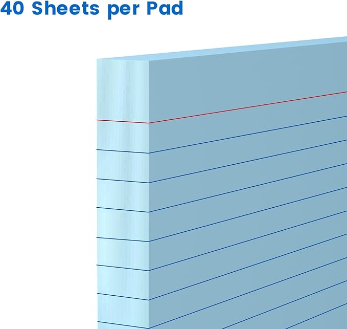 200 Count Index Cards 4x6 Inch, Colored Flash Card (40 Sheets Each), Note Taking for Students, Teachers, Professionals, Study Note Cards for Office Home School