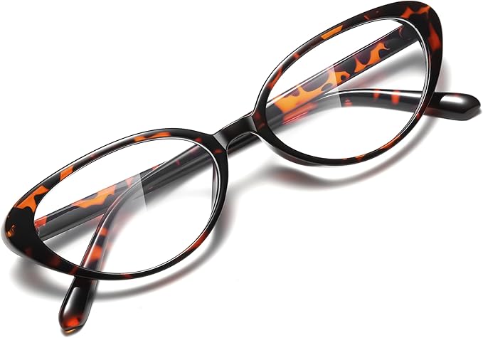 Ultralight Cat Eye Blue Light Glasses for Woman Anti Glare Reduce Eyestrain Gaming/Computer/Screen