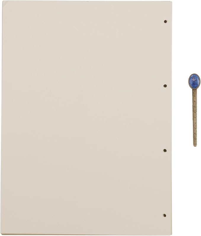 A4 Refill Paper 4 Hole Punched Filler Paper Refills for A4 Loose Leaf Notebook Travel Journal Personal Diary Planner Binder Scrapbook, 80 Sheet, 160 Page, Blank Paper, 8.3 Inches x 11.5 Inches