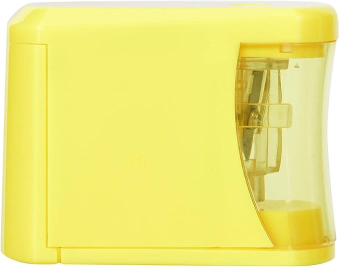 Pencil Sharpener,Electric Pencil Sharpener Kids Friendly Pencil Sharpeners Battery Operated Heavy Duty Classroom Pencil Sharpeners Yellow,for Colored Pencils