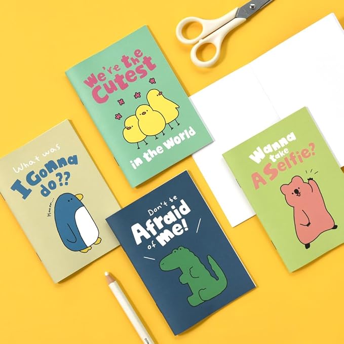 Monolike Mini Storytown Ver.2 Blank Note 6P B SET_105x148mm, 48pages