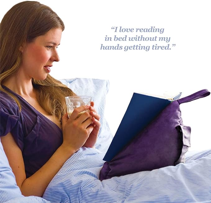 The Book Seat - Charcoal Grey - The Most Comfortable Way to Read, Hands Free!