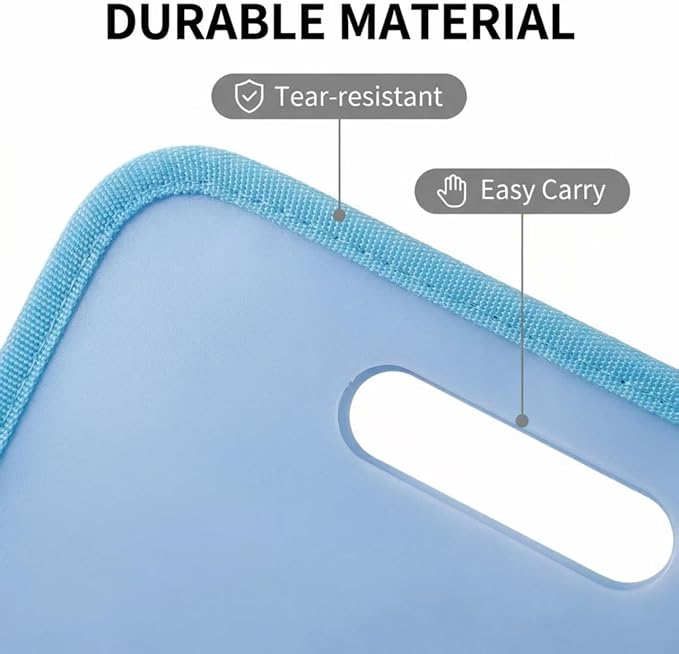 Vertical Accordion File Folder,13 Pockets Expanding File Organize with Labels,A4 Letter Size Paper Document Receipt Organizer Accordion Filing Folder for Classroom, Home,Office.(Blue)