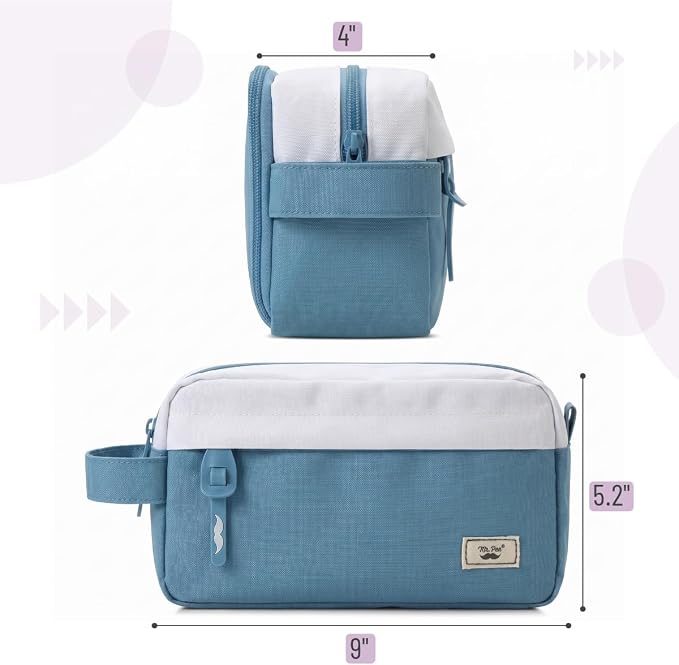 Mr. Pen- High Capacity Pencil Case, Large Pencil Pouch with 3 Compartments and 2 Pockets, Large Pencil Bag with Smooth Zipper, Cute Pencil Case Pouch Organizer, School Supplies for Teens