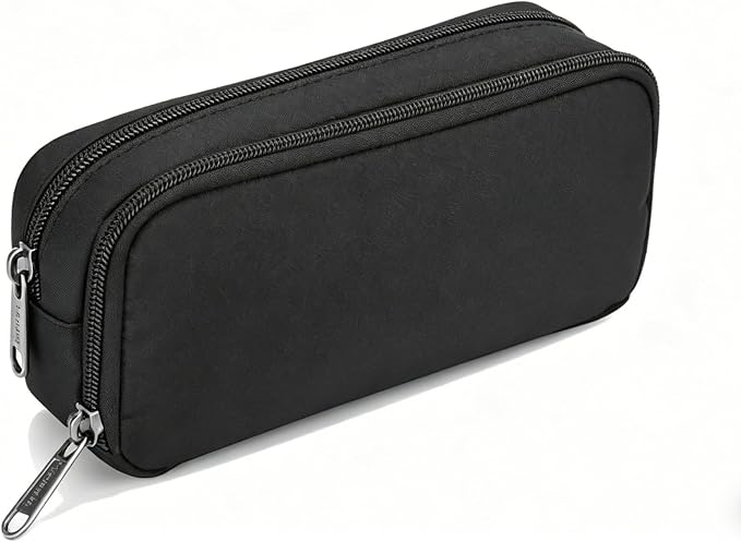 Della Gao Pencil Case, Large Pencil Pouch Nylon Pencil Box | Office Stationery Organizer, Multifunctional Pencil Bag for Men Women