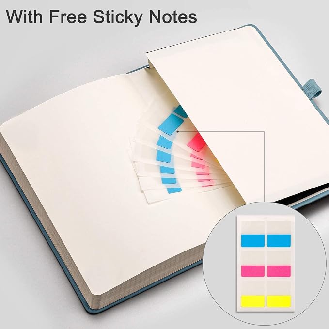 EMSHOI Graph Grid Journal Notebook, 256 Pages, A5 Size (5.7'' x 8.3'')