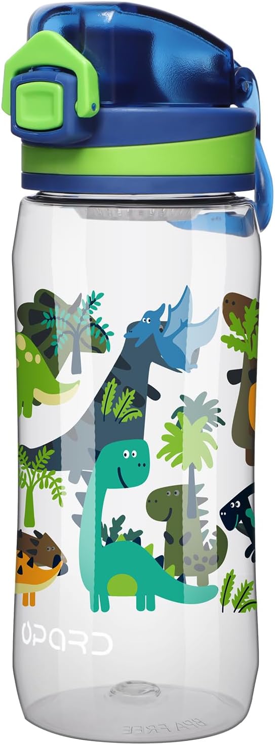 Opard 17oz Kids Water Bottle with Leak Proof Flip-Top Lid, Reusable BPA-Free Tritan for School and Travel